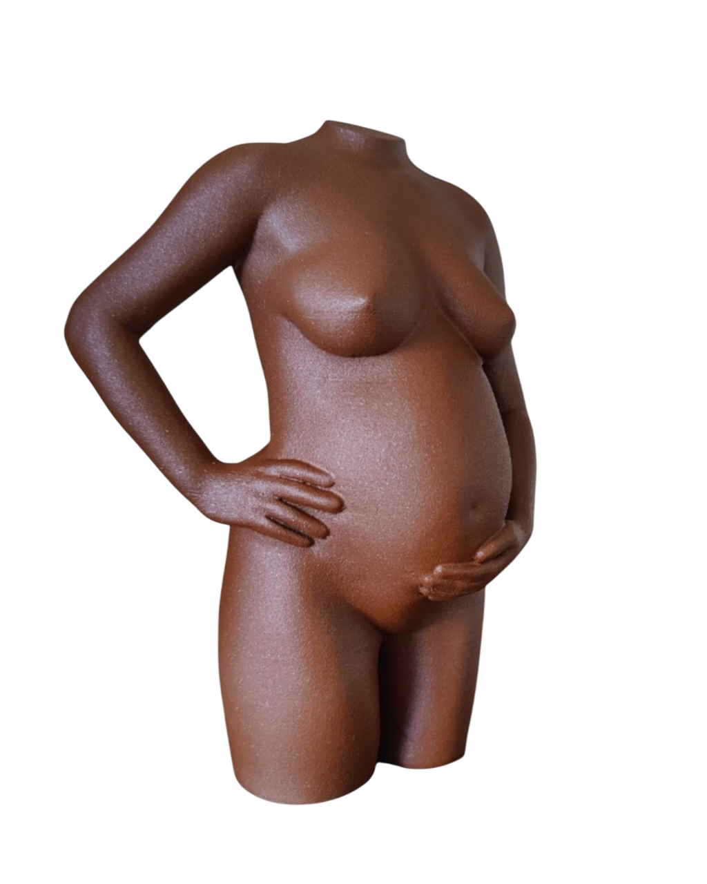 Zwangerschapsbeeldje - Texture Shape - 3D - Roestlook - Steenlook - Limburg - Brabant - Buik - Zwanger